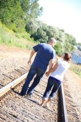 Dave and Anne walking